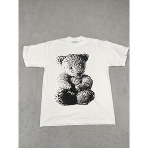 Online Ceramics Shirt Mens Large Teddy Bear Graphic Never Be A Prisoner Tee Back